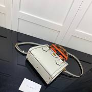 Gucci | Diana Mini White Tote Bag - 655661 - 20x16x10cm - 4