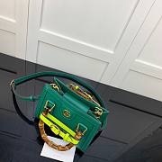 Gucci | Diana Mini Emerald Green Tote Bag - 655661 - 20x16x10cm - 2