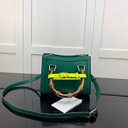 Gucci | Diana Mini Emerald Green Tote Bag - 655661 - 20x16x10cm - 3