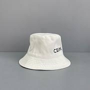 CELINE | Bucket Hat In Denimoptic White - 5