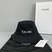 CELINE | Bucket Hat In Denimoptic Black - 1