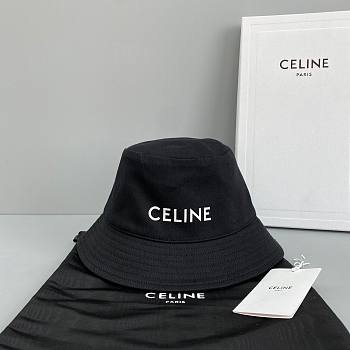 CELINE | Bucket Hat In Denimoptic Black