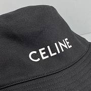 CELINE | Bucket Hat In Denimoptic Black - 3