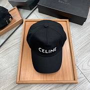 CELINE | Baseball Cap Black Cotton - 1