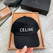 CELINE | Baseball Cap Black Cotton - 5