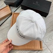 CELINE | Baseball Cap White Cotton - 6