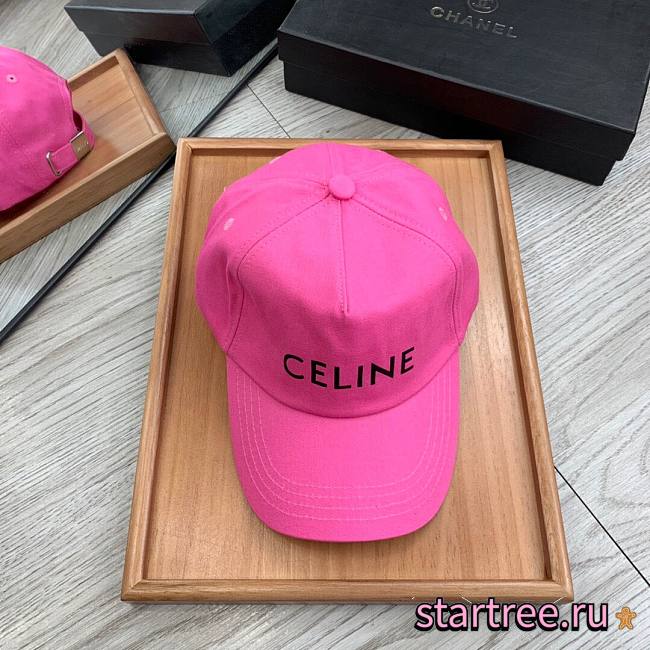 CELINE | Baseball Cap Pink Cotton - 1