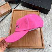 CELINE | Baseball Cap Pink Cotton - 6