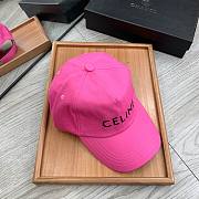 CELINE | Baseball Cap Pink Cotton - 3