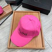 CELINE | Baseball Cap Pink Cotton - 2