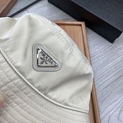 PRADA | Re-Nylon Bucket Beige Hat - 6