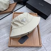 PRADA | Re-Nylon Bucket Beige Hat - 4