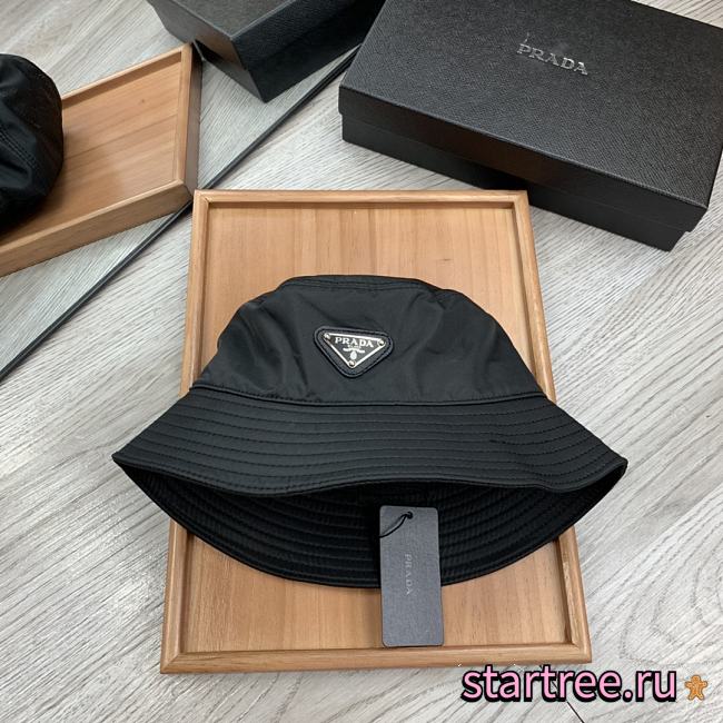 PRADA | Re-Nylon Bucket Black Hat - 1