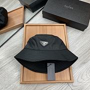 PRADA | Re-Nylon Bucket Black Hat - 1