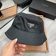 PRADA | Re-Nylon Bucket Black Hat - 6