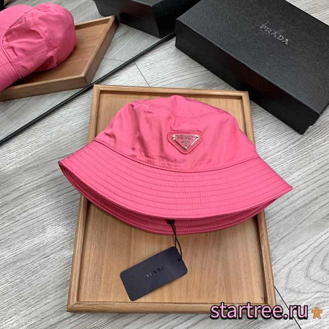 PRADA | Re-Nylon Bucket Pink Hat - 1