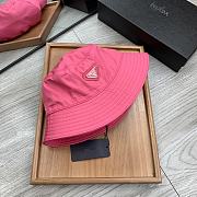 PRADA | Re-Nylon Bucket Pink Hat - 5