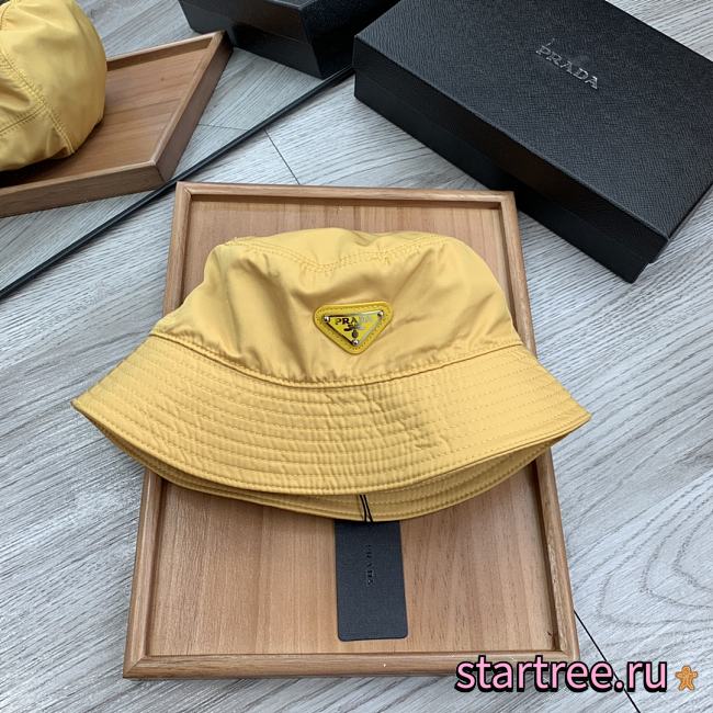 PRADA | Re-Nylon Bucket Cameo Beige Hat - 1