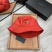 PRADA | Re-Nylon Bucket Red Hat - 1