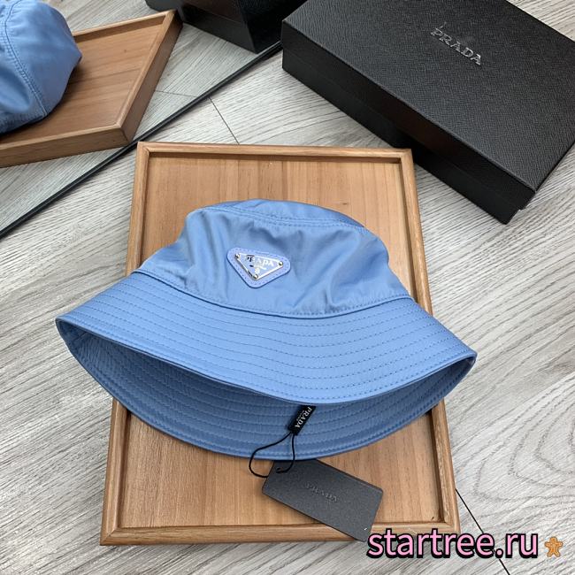 PRADA | Re-Nylon Bucket Astral Blue Hat  - 1