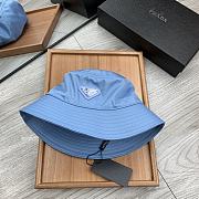 PRADA | Re-Nylon Bucket Astral Blue Hat  - 1