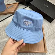 PRADA | Re-Nylon Bucket Astral Blue Hat  - 6