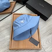 PRADA | Re-Nylon Bucket Astral Blue Hat  - 4