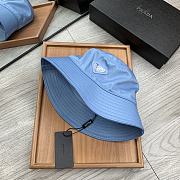 PRADA | Re-Nylon Bucket Astral Blue Hat  - 2