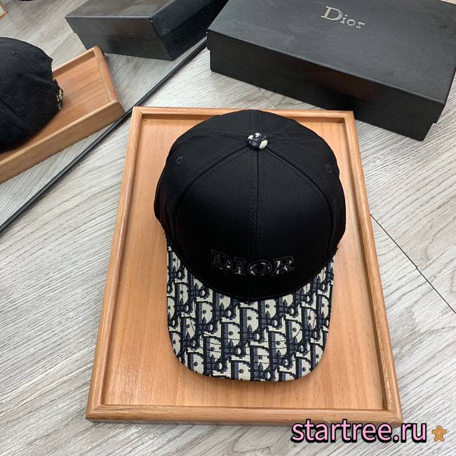 DIOR | Black/ Oblique Hat - 1
