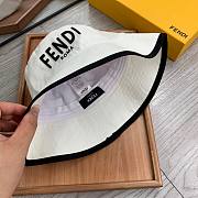 FENDI | Bucket White Hat - 4