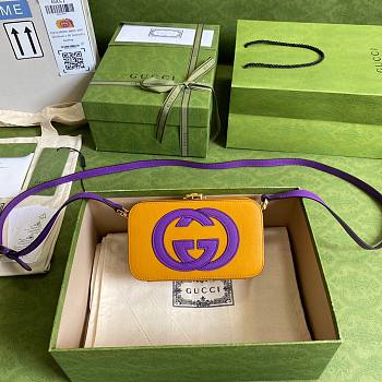 GUCCI | Interlocking G Mini Yellow bag - ‎658230 - 17x10x5.5cm