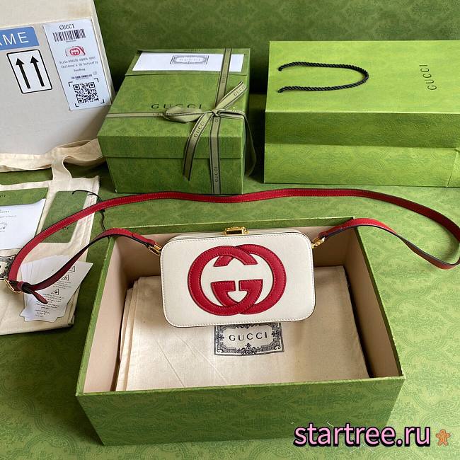 GUCCI | Interlocking G Mini White bag - ‎658230 - 17x10x5.5cm - 1