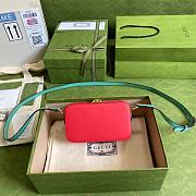 GUCCI | Interlocking G Mini Red bag - ‎658230 - 17x10x5.5cm - 4