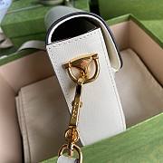 GUCCI | Horsebit 1955 Mini White Bag - 658574 - 20.5x14x5cm - 6