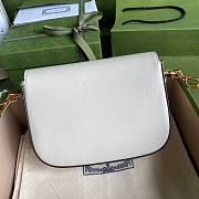 GUCCI | Horsebit 1955 Mini White Bag - 658574 - 20.5x14x5cm - 2