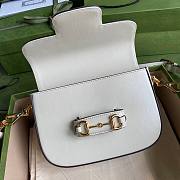 GUCCI | Horsebit 1955 Mini White Bag - 658574 - 20.5x14x5cm - 3