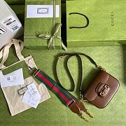 GUCCI | Horsebit 1955 Mini Brown Bag - 658574 - 20.5x14x5cm - 4