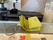 CHANEL | Small Classic Handbag Silver Metal Yellow- A01113 - 25.5cm - 5