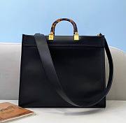FENDI | Medium Tote Bag Sunshine Shopper Black - 8BH386 - 35x17x31cm  - 4