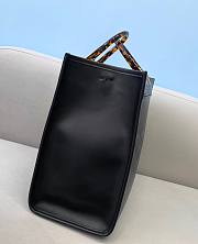 FENDI | Medium Tote Bag Sunshine Shopper Black - 8BH386 - 35x17x31cm  - 6