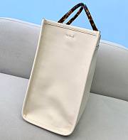 FENDI | Medium Tote Bag Sunshine Shopper White - 8BH386 - 35x17x31cm  - 6