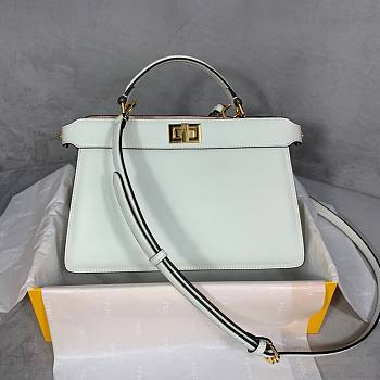 Fendi | Peekaboo ISeeU East-West White - 8BN323 - 29x19x11.5cm