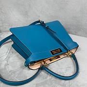 Fendi | Peekaboo ISeeU Medium Blue - 8BN321 - 33x25 x12cm - 2