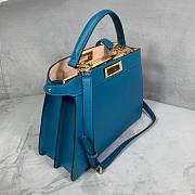 Fendi | Peekaboo ISeeU Medium Blue - 8BN321 - 33x25 x12cm - 3