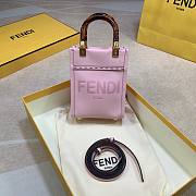 Fendi | Mini Pink Sunshine Shopper Bag - 8BS051 - 13x18x6.5cm - 1