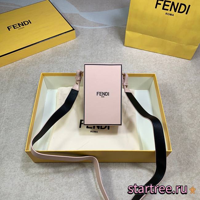 FENDI | Vertical Box Pink Bag - 8BT339 - 10.5x17x 7cm - 1
