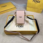 FENDI | Vertical Box Pink Bag - 8BT339 - 10.5x17x 7cm - 6