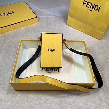 FENDI | Vertical Box Yellow Bag - 8BT339 - 10.5x17x 7cm