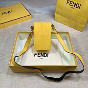 FENDI | Vertical Box Yellow Bag - 8BT339 - 10.5x17x 7cm - 6