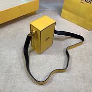 FENDI | Vertical Box Yellow Bag - 8BT339 - 10.5x17x 7cm - 4
